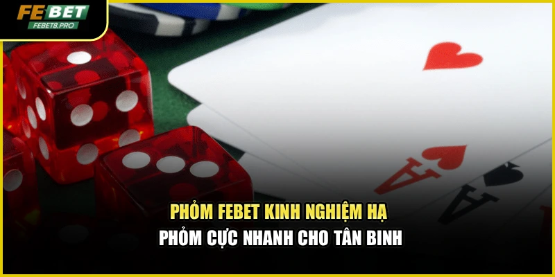 Phỏm Febet – Kinh Nghiệm Hạ Phỏm Cực Nhanh Cho Tân Binh